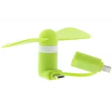 Markenlos Smartphone Ventilator Micro-USB / Lightning Grün - Grün