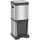 Homcom Mülleimer 20+14 l Silber