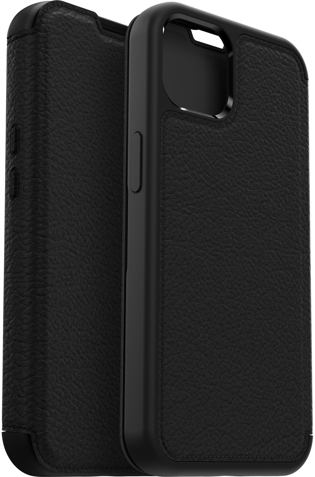 OtterBox Strada für iPhone 13, Ultraflache Schutzhülle, Hochwertiges Leder-Design, Heftformat, Bargeld- und Kartenfach