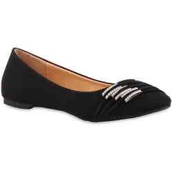 Damen Klassische Ballerinas in Schwarz