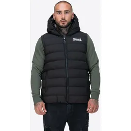 Lonsdale Weste Hodded schwarz L
