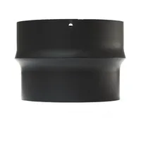 Raik Rauchrohr / Ofenrohr Erweiterung 120mm -150mm schwarz