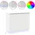 vidaXL LED-Sideboard 90 x 32 x 75 cm Weiß