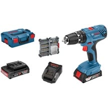 Bosch GSB 18V-21 Professional inkl. 2 x 2 Ah + L-Boxx 06019H1105