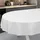 ANRO Wachstuch-Tischdecke abwaschbar Oval 240 x 140 cm Weiß
