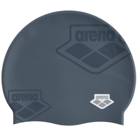 arena Icons Team Stripe Unisex Silikon Badekappe für Erwachsene, Training und Rennen, 100% Silikon, knitterfrei, ikonischer Asphalt
