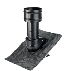 Zehnder Dachhaube 160 Steildach schwarz 6 - 60 Grad