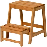 Dobar Multifunktions-Hocker Holz naturbraun