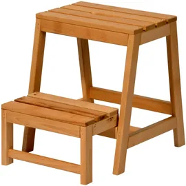 Dobar Multifunktions-Hocker Holz naturbraun