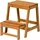 Dobar Multifunktions-Hocker Holz naturbraun