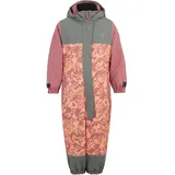 Ziener Kinder ANUP Schneeanzug/Skioverall | wasserdicht, warm, Wolle, rose blossom camo, 116