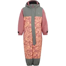 Ziener Kinder ANUP Schneeanzug/Skioverall | wasserdicht, warm, Wolle, rose blossom camo, 116