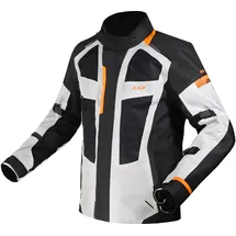LS2 Scout Jacke / Grau / Orange Herren Gr.l