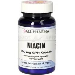 NIACIN 500 mg GPH Kapseln 60 St