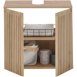 BASIC by Balculina "Austin", beige (artisan eiche, artisan wild oak), B:60cm H:57cm T:36cm, FSC-zertifizierter Holzwerkstoff, Schränke, Waschbeckenunterschrank, Breite 60 cm, Türanschlag L/R wechselbar