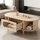 Okwish Couchtisch Braun Eiche 100 x 50 x 36 cm