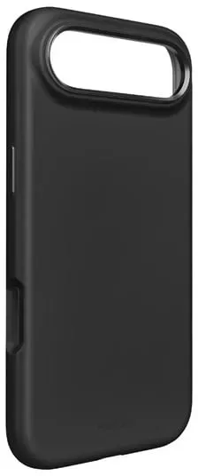 Icon Mag Pro Liquid Silicone Case for iPhone 17 Air MagSafe Compatible with Camera Protection and Aluminum Buttons - Black
