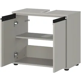 Germania Waschbeckenunterschrank Lemont 63 x 55 x 34 cm Grau