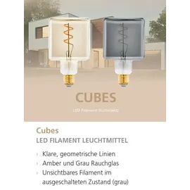 EGLO LED-Lampe 4W E27 180 lm warmweiß 1700 K