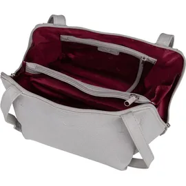 Voi Jeans Frederike Schultertasche Leder Grau/Silver