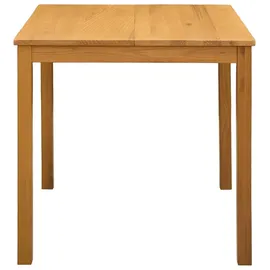 vidaXL Esstisch 75 x 75 x 75,5 cm Eiche Natur braun