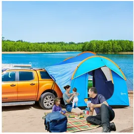 Outsunny Heckzelt Auto Blau