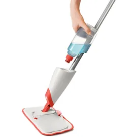 Oxo Bodenwischer Set Mikrofaser-Sprühmopp rot