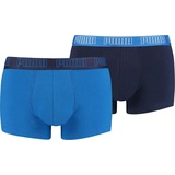Puma Basic Boxershorts true blue M 2er Pack