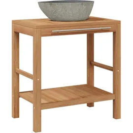 vidaXL Waschbeckenunterschrank 45 x 75 x 45 cm Braun