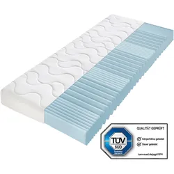 Komfortschaummatratze BECO "Double Deluxe Matratze 20, Matratze in 90x200 cm und weiteren Größen", weiß, B:100cm H:20cm L:200cm, Bezug: 100% Baumwolle, Matratzen, Matratze vom TÜV Süd getestet*, über 2.000 5-Sterne-Bewertungen