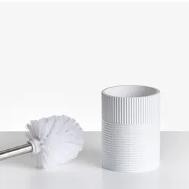 Beliani Badaccessoires Set 5-teilig Badaccessoire-Set Weiß