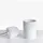 Beliani Badaccessoires Set 5-teilig Badaccessoire-Set Weiß