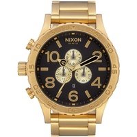 Nixon Herren Chronograph Quarz Uhr mit Edelstahl Armband A083-510-00