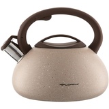 FLORINA Florin Stainless steel kettle FLORINA LAVA Beige (2,5 l) Wasserkocher Braun