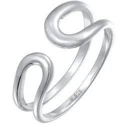 Elli PREMIUM Elli PREMIUM Ring Offen Modern Verstellbar 925 Silber Ringe   Damen 
