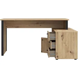 Forte Eckschreibtisch »Tempra« viel Stauraum, Breite 151 cm