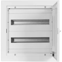 Doktorvolt Verteilerkasten Unterputz Sicherungskasten aus Metall 36 Module 2-reihig IP30 1581