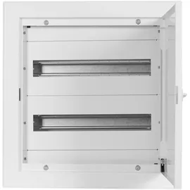 Doktorvolt Verteilerkasten Unterputz Sicherungskasten aus Metall 36 Module 2-reihig IP30 1581