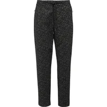 s.Oliver 7/8-Hose Gemusterte Jogpants schwarz 40