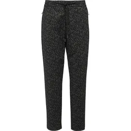 s.Oliver 7/8-Hose Gemusterte Jogpants schwarz 40