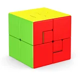 Yealvin Marionette Zauberwürfel 3x3 Kreative Magic Cube Stickerless 3D Puzzle Würfel Spielzeug für Kinder (V1)