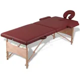 vidaXL Massagetisch Massageliege Kosmetik Therapieliege Bank 2 Zonen mit Tasche