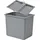HAILO Einbaumülleimer 18 l Hellgrau
