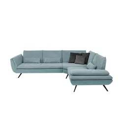 Kollektion Kraft Ecksofa   Luca ¦ blau ¦ Maße (cm): B: 314 H: 88 T: 244