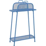 kompatible Ware Balkonregal Shelfo blau 65,5 x 27,0 x 105,5 cm