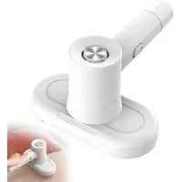 Milbensauger mit UV Licht, Handstaubsauger mit HEPA Filter, Tragbarer, Mit Dauerstaubbehälter Für Matratzen, Sofa, Kissen,Teppiche - Weiß