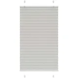 vidaXL Plissee Hellgrau 70x150 cm Stoffbreite 69,4 cm Polyester
