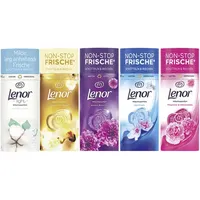 5tlg. Set Lenor Wäscheparfüm | Non-Stop Frische Duftperlen | 5 tolle Duftnoten