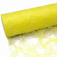 Deko AS GmbH Sizoweb Tischband gelb 60 cm Rolle