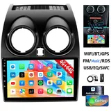 ESSGOO DAB+ Carplay Für Nissan Qashqai J10 2007-2015 GPS Navi Android 15 RDS Autoradio (4+64GB(optional), DAB+ (optional), AM, FM, Carplay Android Auto Bluetooth EQ USB GPS Navi WIFI Touchscreen)